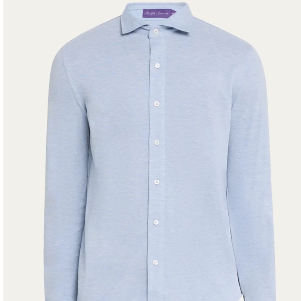 NWT Ralph Lauren Purple Label Pique Sport Shirt